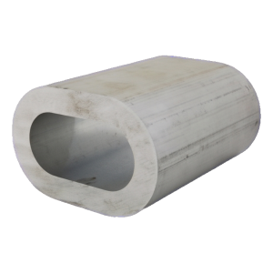 Manchon aluminium à sertir pour câbles en acier 8 mm – EN 13411-3