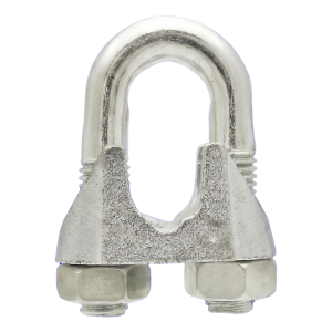 Serre-câble à étrier pour câbles en acier galvanisé 12–13 mm – équivalent DIN 741