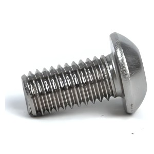 Vis à tête bombée DIN 7380 M8x16 mm acier inoxydable A2