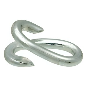 Maillon de jonction à river galvanisé 7 mm – connecteur de chaîne, charge nominale 100 kg