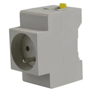 Pawbol Prise de courant avec mise à la terre pour rail DIN TH M.06-16A/250V