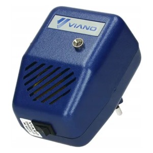 Répulsif à ultrasons pour rongeurs fouines souris rats Viano Puissant LED 10-75 kHz 200 m² (OD8)