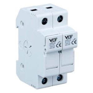 Porte-fusible 2P 32A 10x38 1000V DC