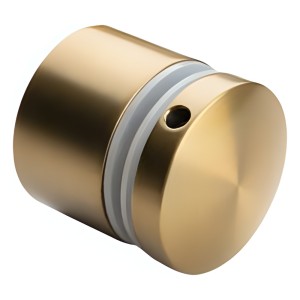 Fixation ponctuelle pour verre 8-21,52 mm fi 50/30/M10x40 AISI 304 système plat doré