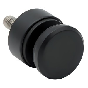 Fixation ponctuelle pour verre 6-12 mm fi 30/13/M8x40 AISI 304 système plat noir