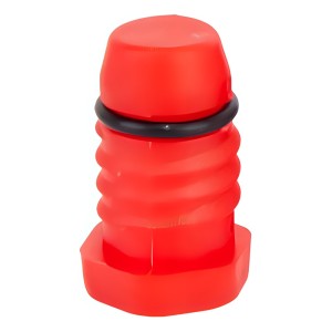 Bouchon de test d'étanchéité pour tubes 16 mm rouge