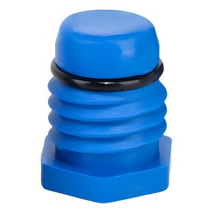 Bouchon de test d'étanchéité pour tubes 20 mm bleu