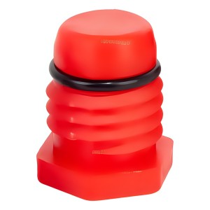Bouchon de test d'étanchéité pour tubes 20 mm rouge