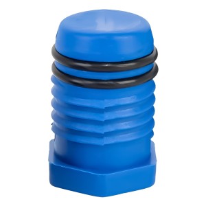 Bouchon de test d'étanchéité pour tubes 25/26 mm bleu