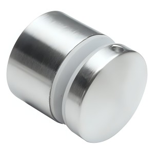 Fixation ponctuelle pour verre fi 50/30/M10x45, verre 8-21,52 mm, AISI 304, système plat, satiné