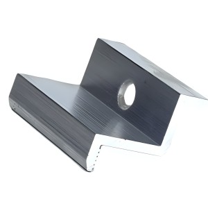 Pince d'extrémité - Trou M8 - Aluminium 6060 - H30