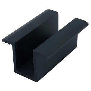 Pince de serrage centrale - H25 L50 avec broche de mise à la terre noire