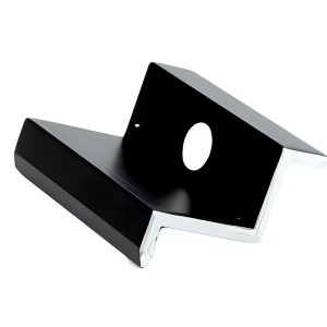 Pince d'extrémité - Trou M8 - Aluminium 6060 - H30 Anodisé