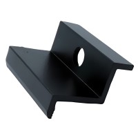 Pince d'extrémité H32 Aluminium 6060 Trou M8 peint