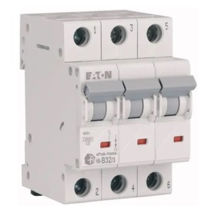 Disjoncteur Eaton 3P B 32A 6kA xPole Home HN