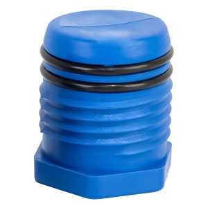 Bouchon de test d'étanchéité pour tuyaux 32 mm bleu
