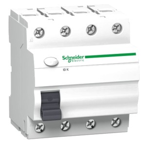 Schneider Electric Disjoncteur à courant résiduel 4P 25A 30mA type AC
