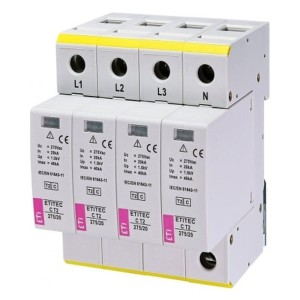 ETI Parafoudre Type 2 (C) 4P 20kA 1,5kV