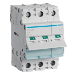 Hager Interrupteur-sectionneur triphasé 3P 40A 400V AC