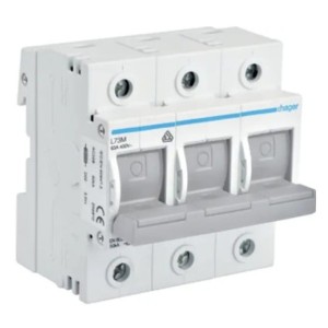 Hager Fusible sectionneur 3P 63A D02