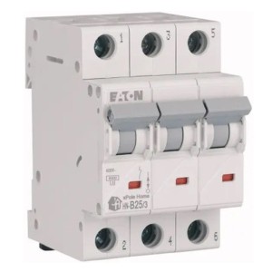 Disjoncteur Eaton 3P B 25A 6kA xPole Home HN