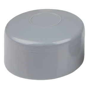 Capuchon pour poteau de clôture Ø 76 mm, gris
