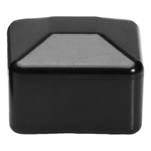 Capuchon pour poteau de clôture 120×120 mm, noir