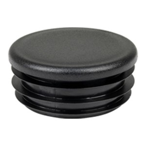 Bouchon pour tube rond Ø 25 mm, noir