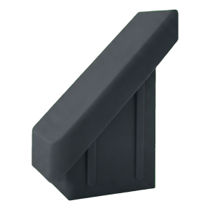 Capuchon de poteau à insérer de clôture 20×30 mm, biseauté 45°, anthracite, paroi 2,0 mm