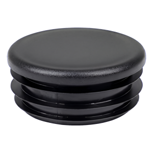 Bouchon pour tube rond 1/2" (Ø 21,3 mm), noir