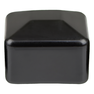 Capuchon pour poteau de clôture 15×15 mm, noir