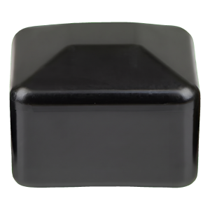 Capuchon pour poteau de clôture 20×20 mm, noir