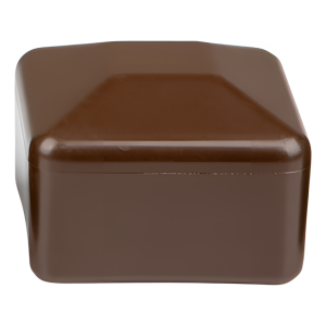 Capuchon pour poteau de clôture 40×40 mm, marron