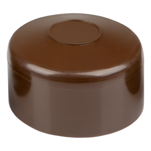 Capuchon pour poteau de clôture Ø 44,5 mm, marron