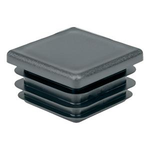 Bouchon pour tube carré 120×120 mm, anthracite