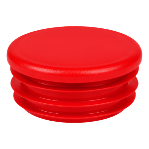 Bouchon pour tube rond Ø 20 mm, rouge