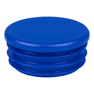 Bouchon pour tube rond Ø 28 mm, bleu (RAL 5005)