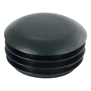 Bouchon pour tube rond bombé Ø 40 mm, noir
