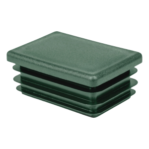 Bouchon pour tube rectangulaire 60×100 mm, vert, paroi de 2–4 mm