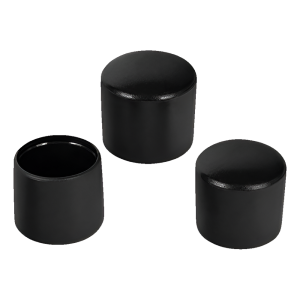 Embout extérieur pour tube rond Ø 25 mm, noir