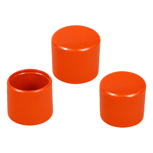 Embout extérieur pour tube rond Ø 25 mm, orange