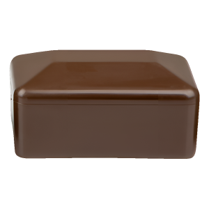 Capuchon pour poteau de clôture 20×30 mm, marron
