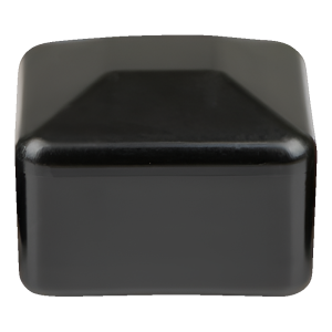 Capuchon pour poteau de clôture 40×40 mm, noir