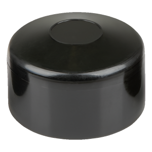 Capuchon pour poteau de clôture Ø 40 mm, noir