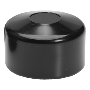 Capuchon pour poteau de clôture Ø 38 mm, noir