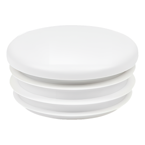 Bouchon pour tube rond Ø 70 mm, blanc