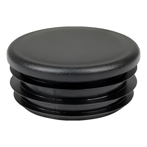 Bouchon pour tube rond Ø 38 mm, noir