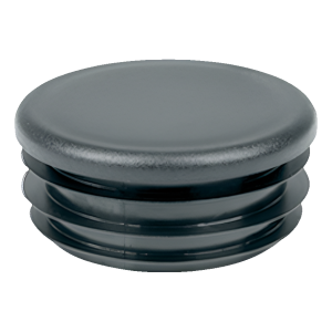Bouchon pour tube rond Ø 25 mm, anthracite