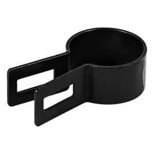 Collier de clôture d’extrémité pour poteau rond Ø 42 mm, noir (RAL 9005)
