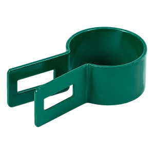 Collier de clôture d’extrémité pour poteau rond Ø 48 mm, vert (RAL 6005)